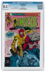 THE WEB #1 SEPTEMBER 1991 CGC 8.5 VF+.