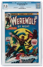 WEREWOLF BY NIGHT #38 MAY 1976 CGC 7.5 VF-.