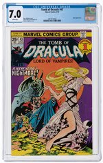 TOMB OF DRACULA #43 APRIL 1976 CGC 7.0 FINE/VF.