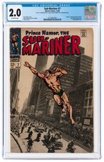 SUB-MARINER #7 NOVEMBER 1968 CGC 2.0 GOOD.