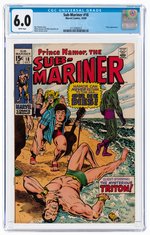 SUB-MARINER #18 OCTOBER 1969 CGC 6.0 FINE.