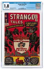 STRANGE TALES #136 SEPTEMBER 1965 CGC 1.8 GOOD-.