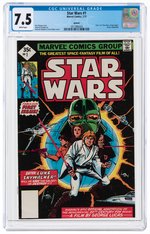 STAR WARS #1 JULY 1977 CGC 7.5 VF- (REPRINT).