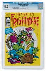 FRANKIE'S NIGHTMARE OCTOBER 1991 CGC 8.5 VF+.