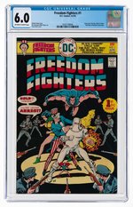 FREEDOM FIGHTERS #1 MARCH-APRIL 1976 CGC 6.0 FINE.