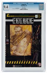 FRINGE #1 FEBRUARY 1990 CGC 9.4 NM.