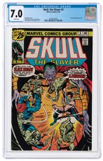 SKULL, THE SLAYER #5 MAY 1976 CGC 7.0 FINE/VF.