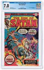 SON OF SATAN #1 DECEMBER 1975 CGC 7.0 FINE/VF.