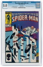 SPECTACULAR SPIDER-MAN #100 MARCH 1985 CGC 5.0 VG/FINE.