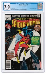 SPIDER-WOMAN #1 APRIL 1978 CGC 7.0 FINE/VF.