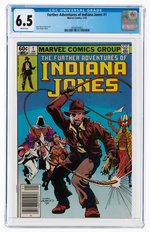 FURTHER ADVENTURES OF INDIANA JONES #1 JANUARY 1983 CGC 6.5 FINE+.