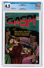 GASP! #1 MARCH 1967 CGC 4.5 VG+.