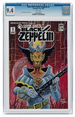 GENE DAY'S BLACK ZEPPELIN #1 APRIL 1985 CGC 9.4 NM.