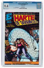 HARTE OF DARKNESS #1 OCTOBER 1991 CGC 9.4 NM.