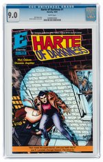 HARTE OF DARKNESS #1 OCTOBER 1991 CGC 9.0 VF/NM.