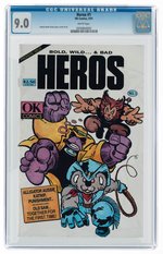 HEROS #1 MAY 1991 CGC 9.0 VF/NM.