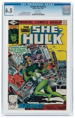 SAVAGE SHE-HULK #2 MARCH 1980 CGC 6.5 FINE+.