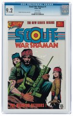 SCOUT: WAR SHAMAN #1 MARCH 1988 CGC 9.2 NM-.