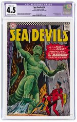 SEA DEVILS #28 MARCH-APRIL 1966 CGC RESTORED 4.5 SLIGHT (C-1) VG+.