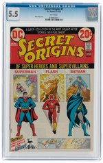 SECRET ORIGINS #1 FEBRUARY-MARCH 1973 CGC 5.5 FINE-.