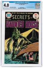 SECRETS OF HAUNTED HOUSE #1 APRIL-MAY 1975 CGC 4.0 VG.