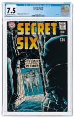 SECRET SIX #7 APRIL-MAY 1969 CGC 7.5 VF-.