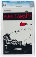 SEX & DEATH #1 1991 CGC 8.0 VF.