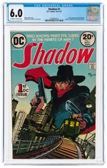 SHADOW #1 OCTOBER-NOVEMBER 1973 CGC 6.0 FINE (FIRST DC SHADOW).