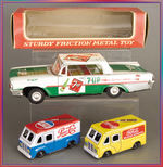 SODA COMPANY VEHICLE TRIO.