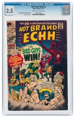 NOT BRAND ECHH #4 NOVEMBER 1967 CGC 2.5 GOOD+.