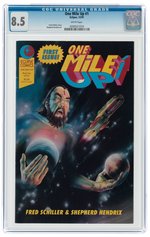 ONE MILE UP #1 DECEMBER 1991 CGC 8.5 VF+.