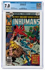 INHUMANS #6 AUGUST 1976 CGC 7.0 FINE/VF.