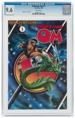 PROFESSOR OM #1 MAY 1990 CGC 9.6 NM+.