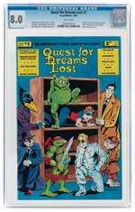 QUEST FOR DREAMS LOST #1 1987 CGC 8.0 VF (TEENAGE MUTANT NINJA TURTLES).