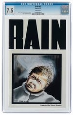 RAIN #1 JULY 1991 CGC 7.5 VF-.