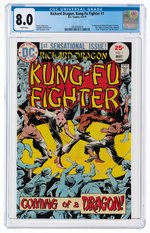 RICHARD DRAGON, KUNG-FU FIGHTER #1 APRIL-MAY 1975 CGC 8.0 VF (FIRST RICHARD DRAGON).