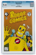 ROBOT COMICS #0 JUNE 1987 CGC 9.4 NM.