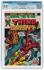 MARVEL TWO-IN-ONE #3 MAY 1974 CGC 4.0 VG.