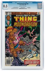 MARVEL TWO-IN-ONE #62 APRIL 1980 CGC 8.5 VF+.