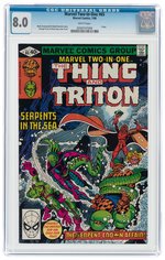 MARVEL TWO-IN-ONE #65 JULY 1980 CGC 7.0 FINE/VF.