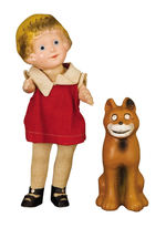 LITTLE ORPHAN ANNIE/SANDY DOLLS BOXED SET WITH BOOK.