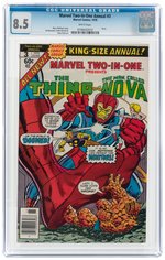 MARVEL TWO-IN-ONE ANNUAL #3 1978 CGC 8.5 VF+.