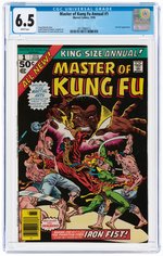 MASTER OF KUNG-FU ANNUAL #1 1976 CGC 6.5 FINE+.