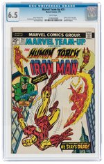 MARVEL TEAM-UP #29 JANUARY 1975 CGC 6.5 FINE+.