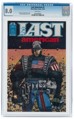 LAST AMERICAN #1 DECEMBER 1990 CGC 8.0 VF.