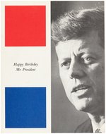 KENNEDY & MARYLIN MONROE "HAPPY BIRTHDAY MR. PRESIDENT" EVENT PROGRAM.