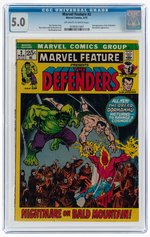 MARVEL FEATURE #2 MARCH 1972 CGC 5.0 VG/FINE.