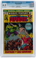 MARVEL FEATURE #2 MARCH 1972 CGC 4.5 VG+.