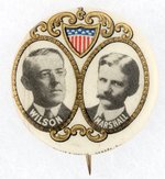 WILSON & MARSHALL GOLD FILIGREE AMERICAN SHIELD JUGATE BUTTON.