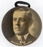 "WOODROW WILSON" GRAYTONE PORTRAIT MIRROR BACK WATCHFOB.